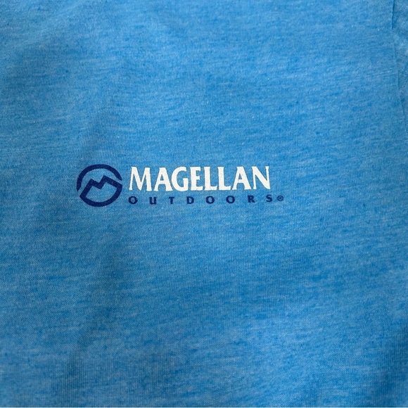 2 for$15 Magellan Outdoors Blue Men's Shirt - Picture 3 of 7